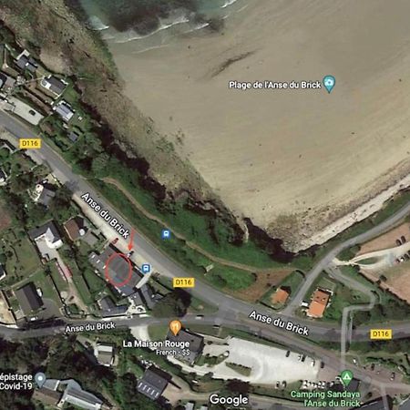 Maupertus-sur-Mer Au Petit Brick - Cosy Beachfront House מראה חיצוני תמונה