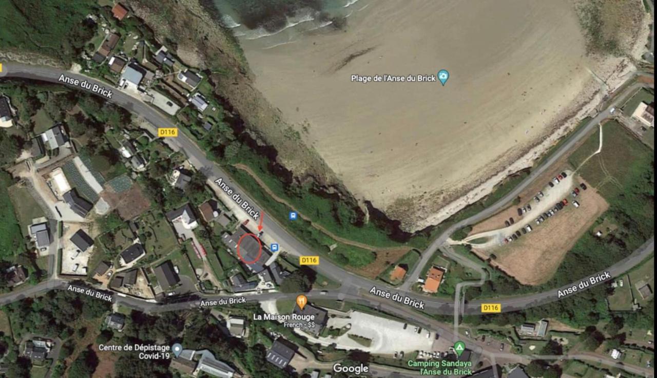 Maupertus-sur-Mer Au Petit Brick - Cosy Beachfront House מראה חיצוני תמונה